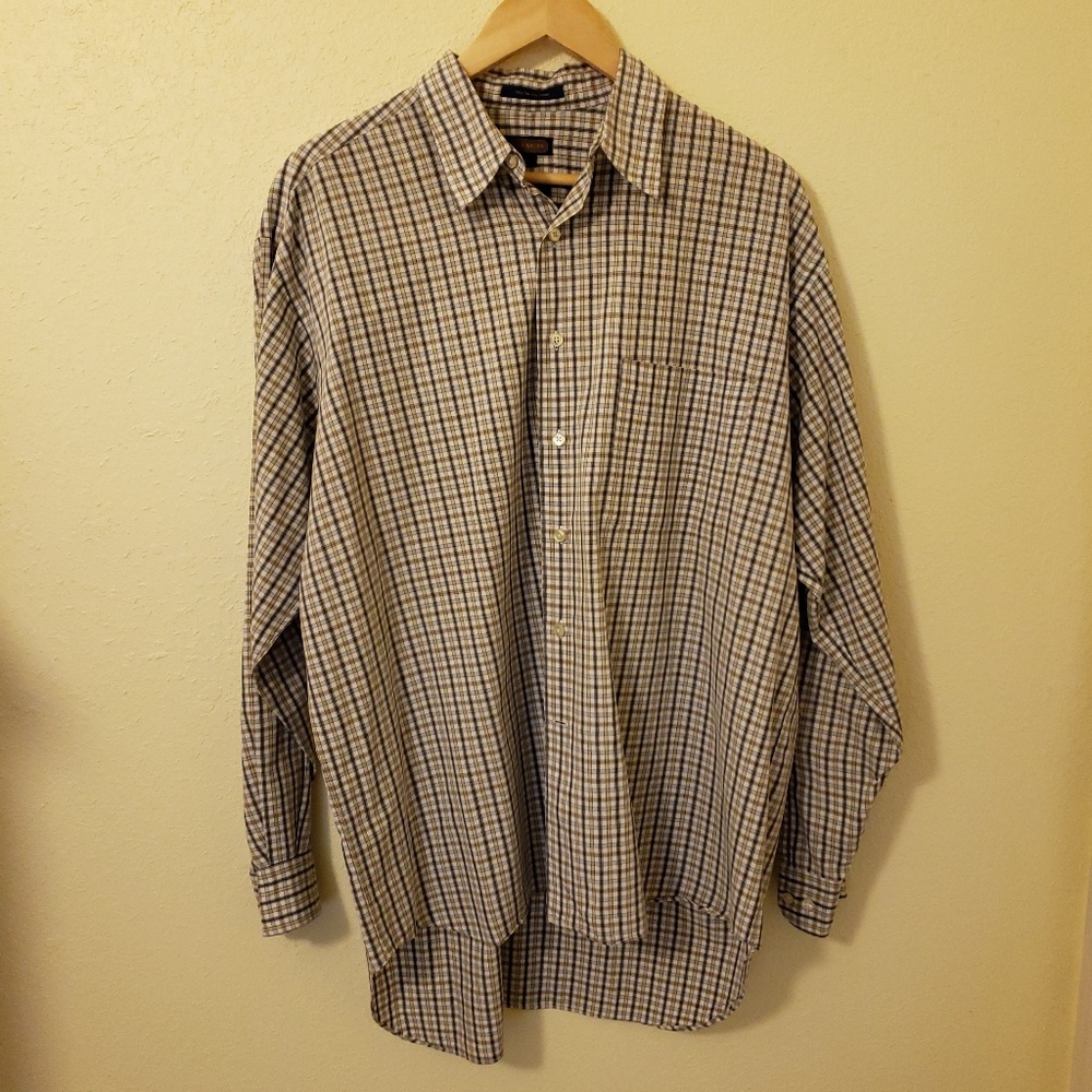 Coach men's Large button long sleeve